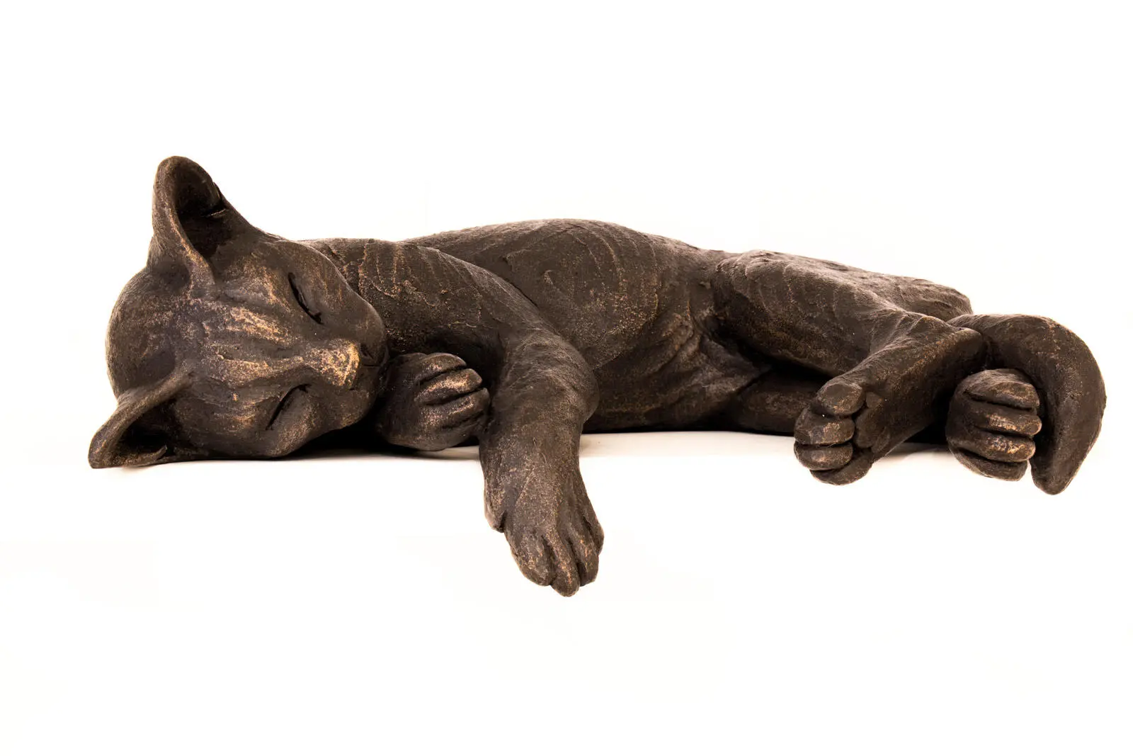 Phoebe, Lifesize Cat With Hanging Paw